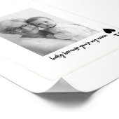 Personalized Nana Photo Ace of Spades Custom Poster (Hoek)