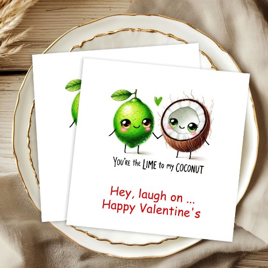 Personalized Napkins Cute Food Love Quotes Servet