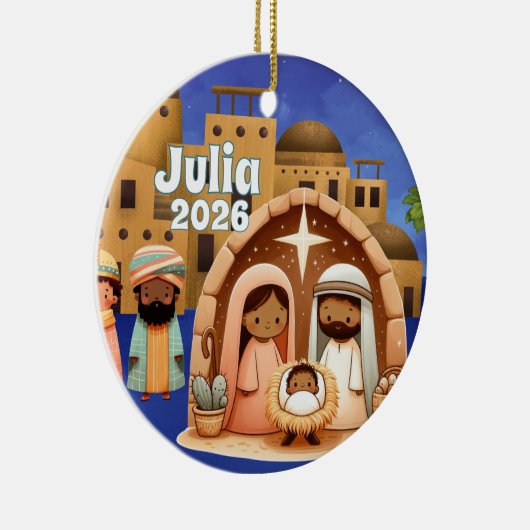 Personalized Nativity Ornament (Rechts)