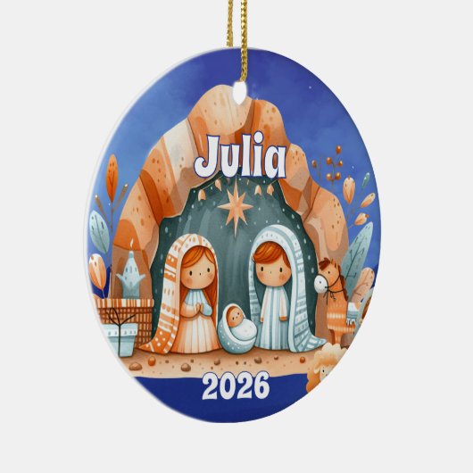 Personalized Nativity Ornament (Rechts)