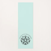 Personalized Nature Floral  Yogamat (Voorkant)