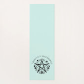 Personalized Nature Floral  Yogamat (Achterkant)