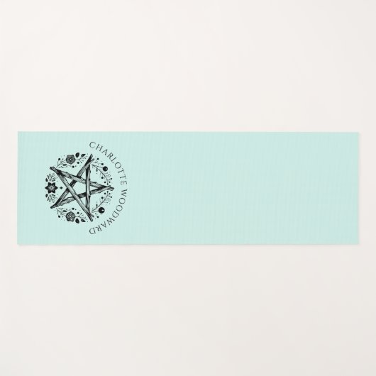 Personalized Nature Floral  Yogamat (Voorkant (horizontaal))