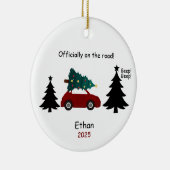 Personalized New Driver Ornament, Custom Licensed Keramisch Ornament (Rechts)