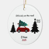 Personalized New Driver Ornament, Custom Licensed Keramisch Ornament (Links)