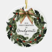 Personalized New Grandparents Ornament (Voorkant)