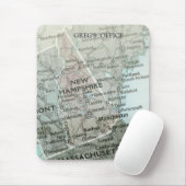 Personalized New Hampshire State Map  Muismat (Met muis)