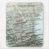 Personalized New Hampshire State Map  Muismat (Voorkant)