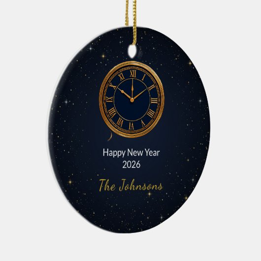 Personalized New Year 2026 Countdown Ornament (Rechts)