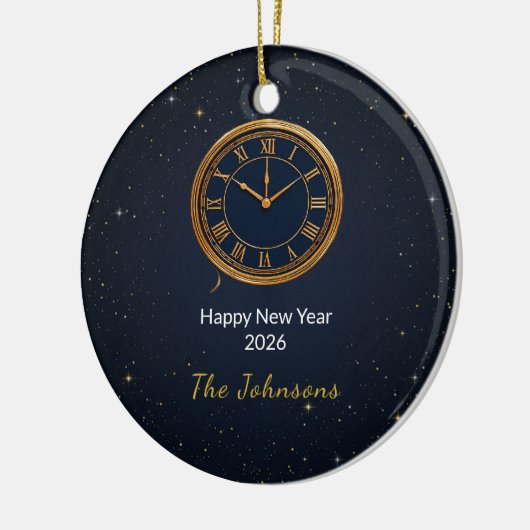 Personalized New Year 2026 Countdown Ornament (Links)