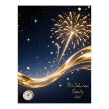 Personalized New Year 2026 Wall Art Poster