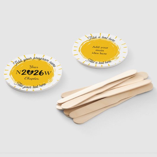 Personalized New Year Book Lover Gift Handwaaier (Niet-gemonteerd)