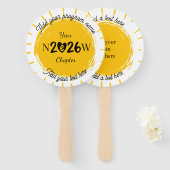 Personalized New Year Book Lover Gift Handwaaier (Voorkant en achterkant)