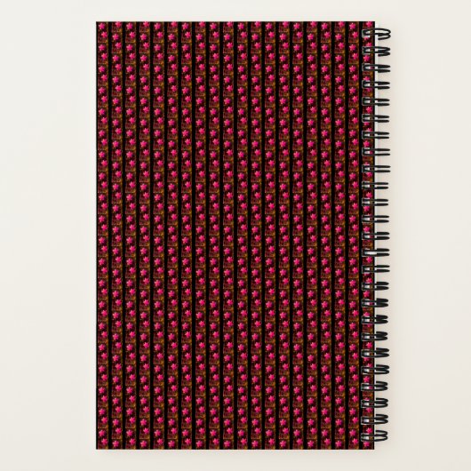 Personalized "Newberg" Pattern Spiral Notebook Notitieboek (Achterkant)