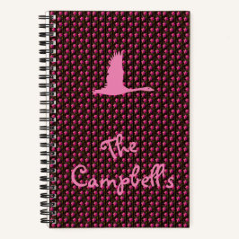 Personalized "Newberg" Pattern Spiral Notebook Notitieboek