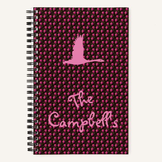 Personalized "Newberg" Pattern Spiral Notebook Notitieboek (Voorkant)