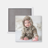 Personalized Newborn Baby Keepsake Photo Magneet (Voorkant / Achterkant)