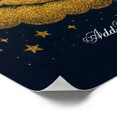 Personalized Newborn Gift, Custom Name & Date  Poster (Hoek)