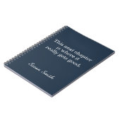 Personalized Next Chapter Quote Inspirational Notitieboek (Linkerzijde)