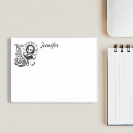 Personalized No Such Thing As Too Many Books Post-it® Notes