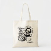 Personalized No Such Thing As Too Many Books Tote Bag (Voorkant)