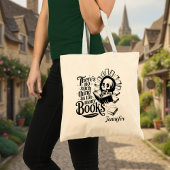 Personalized No Such Thing As Too Many Books Tote Bag