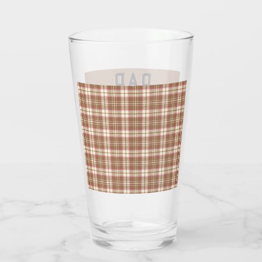 Personalized North Pole Brewing Holiday Ale Glas (Achterkant)