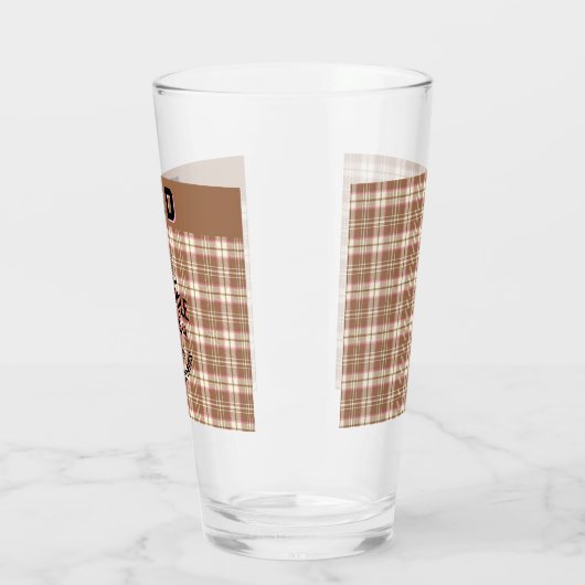 Personalized North Pole Brewing Holiday Ale Glas (Links)