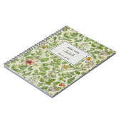 Personalized Notebook for Moms, Unique Floral  Notitieboek (Linkerzijde)
