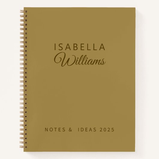 Personalized notebook Gold Professional Success Notitieboek (Voorkant)
