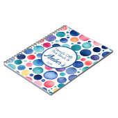 Personalized Notebook – Multicolor Circle Design – Notitieboek (Linkerzijde)