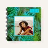 Personalized Notebook Sketch Pad Palm Fronds Notitieboek (Voorkant)
