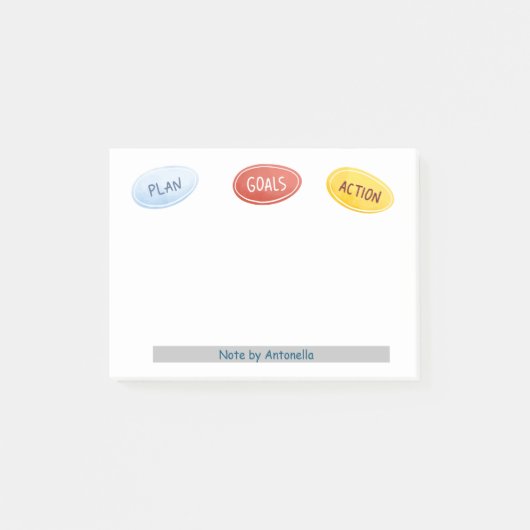  Personalized Notepad Post it Post-it® Notes (Voorkant)