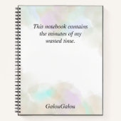 Personalized Notes Office Meeting  Notitieboek (Voorkant)