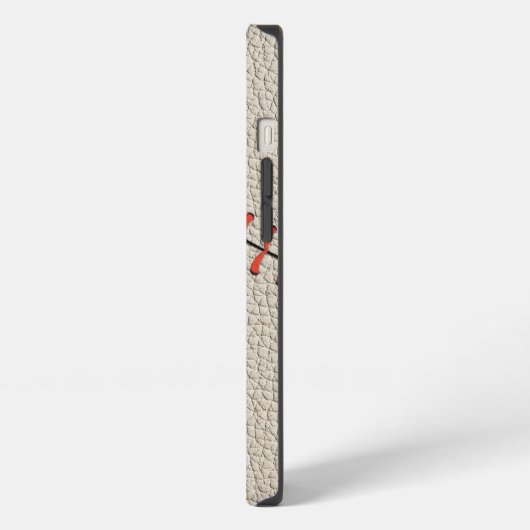 Personalized Number and Name Baseball Custom iPhone Hoesje (Linkerkant)