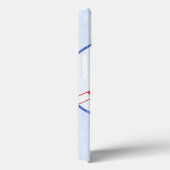 Personalized Number, Center Ice Hockey Player Case-Mate iPhone Case (Achterkant / Rechts)