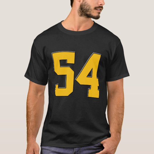 Personalized Number Jersey T-Shirt - Customizable (Voorkant)