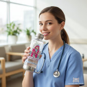 Personalized Nurse Alphabet N Gift Vierkante Sticker