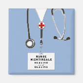 Personalized Nurse Appreciation Magnet (Voorkant)
