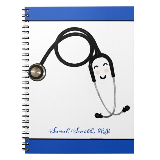personalized nurse gift notitieboek (Voorkant)