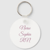 Personalized Nurse Keychain | Custom Nurse Name (Achterkant)