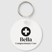 Personalized Nurse Name Sleutelhanger (Voorkant)