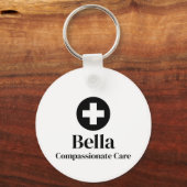 Personalized Nurse Name Sleutelhanger (Voorkant)