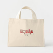 Personalized Nurse Name Tote Bag | Holiday Nurse G (Voorkant)