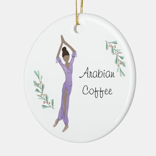 Personalized Nutcracker Arabian Keramisch Ornament (Links)