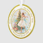 Personalized Nutcracker Ballet Christmas - Gift Ornament (voorkant)