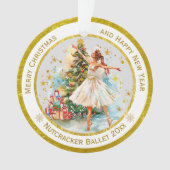 Personalized Nutcracker Ballet Christmas - Gift Ornament (voorkant)