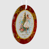 Personalized Nutcracker Ballet Christmas - Gift Ornament (voorkant)