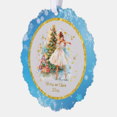 Personalized Nutcracker Ballet Christmas - Gift Ornament Kaart (Links)