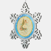 Personalized Nutcracker Ballet Christmas - Gift Tin Sneeuwvlok Ornament (Rechts)